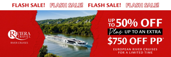 Riviera Travel: Flash Sale!